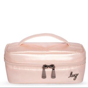 Lug Swizzle Jewelry Case in Metallic Rose Gold
